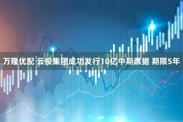 万隆优配 云投集团成功发行10亿中期票据 期限5年