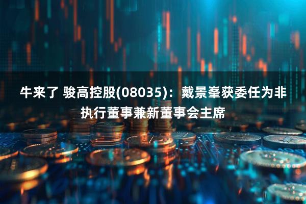 牛来了 骏高控股(08035)：戴景峯获委任为非执行董事兼新董事会主席